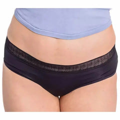 Jag Couture London - New York Enna Hipster Menstrual Panty Black Abundant Flow T-M Evening
