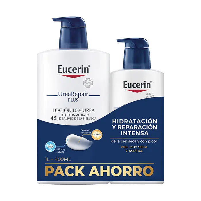 Eucerin Family Pack Urea Repair Lotion 1000ml + 400ml Jag Couture London - New York