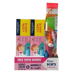 Jag Couture London - New York Fluor Kin Childish Toothpaste Strawberry Flavor 2x150ml