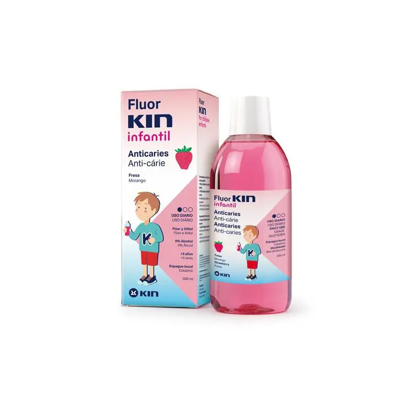 Fluorkin Infantil Enjuague Fresa 500ml Jag Couture London - New York