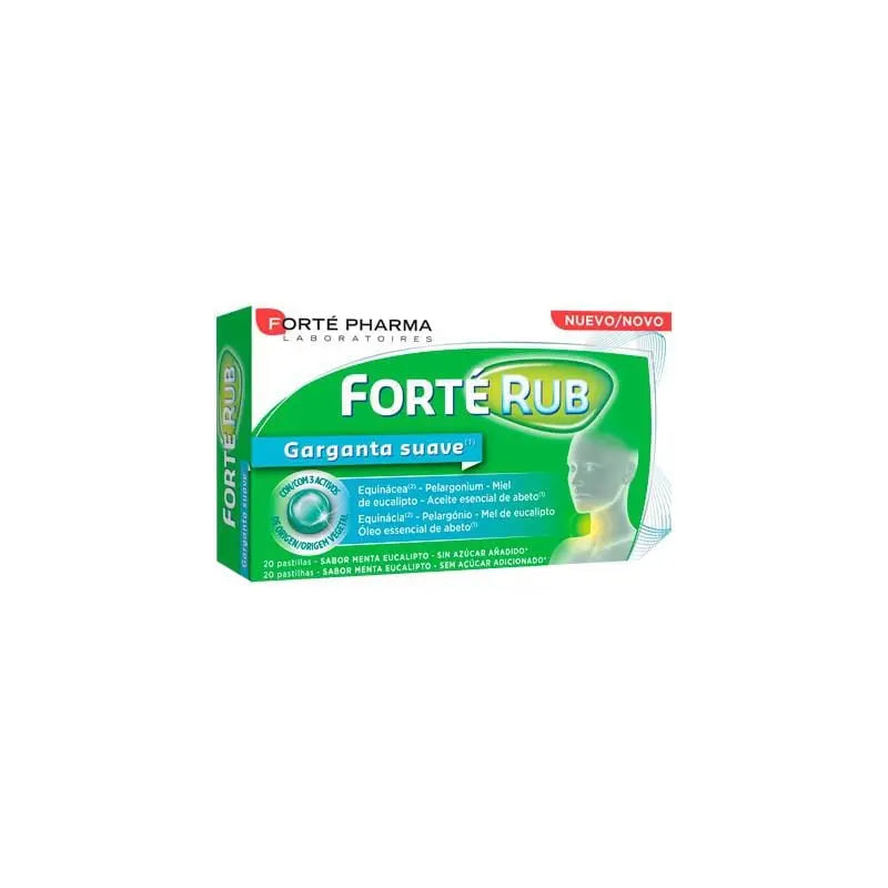 Jag Couture London - New York Forte Pharma Forte Rub Soft Throat 20 Lozenges
