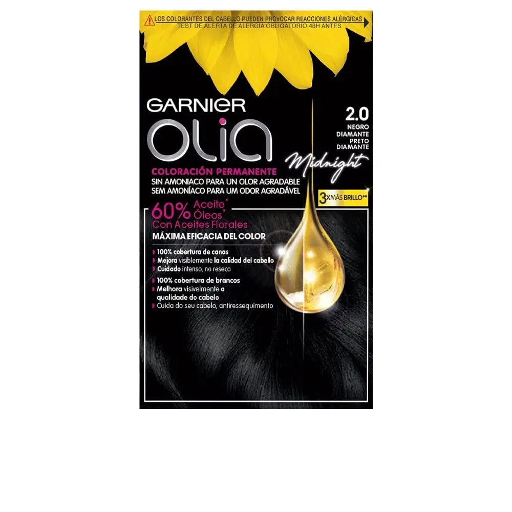 Jag Couture London - New York Garnier Olia Permanent Coloring 2.0 Black Diamond