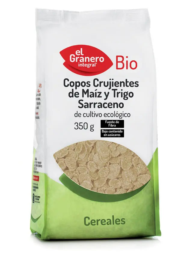 Granero Copos Crujientes De Maiz y Trigo Sarraceno Bio 350 Jag Couture London - New York