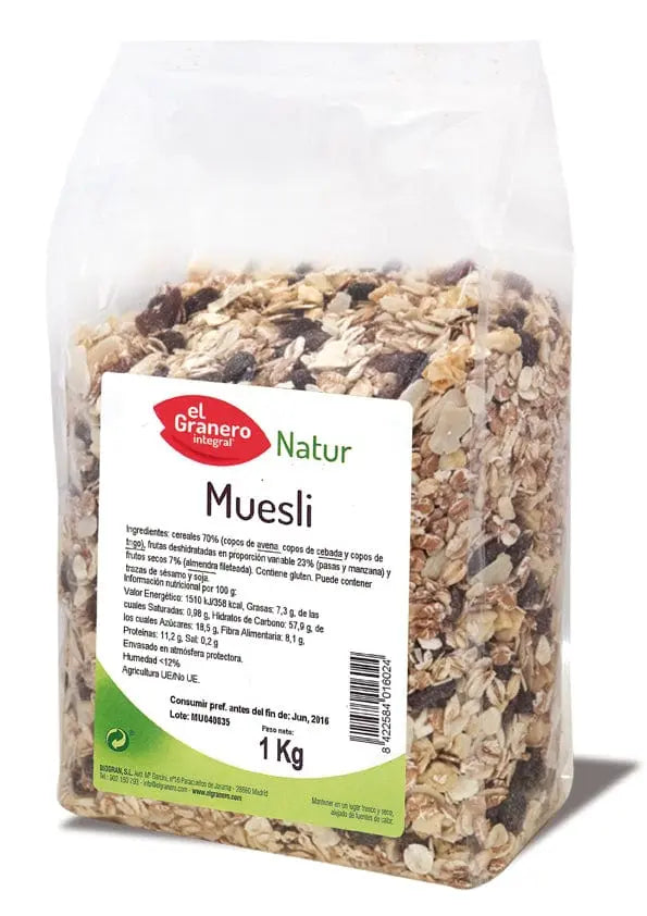 Jag Couture London - New York Granero Muesli 1 Kg No Biologico