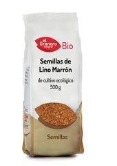 Jag Couture London - New York Granero Semillas De Lino Marrón Bio 500g Tostadas