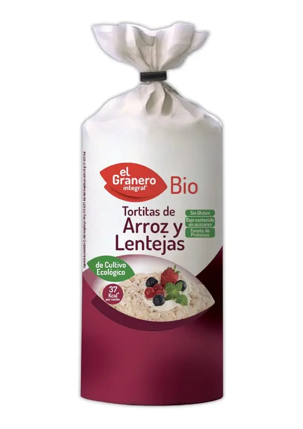 Jag Couture London - New York Granero Tortitas De Arroz y Lentejas Bio 115g