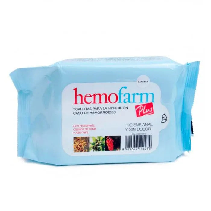 Jag Couture London - New York Hemofarm Plus Wipes 40 pcs