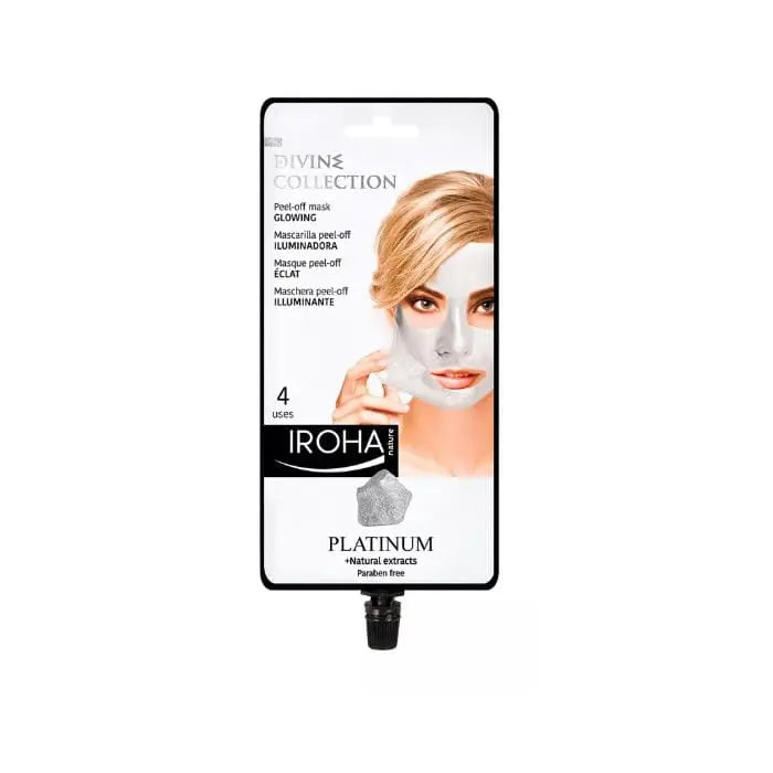 Jag Couture London - New York Iroha Nature Platinum Peel Off Mask Glowing 4 Uses