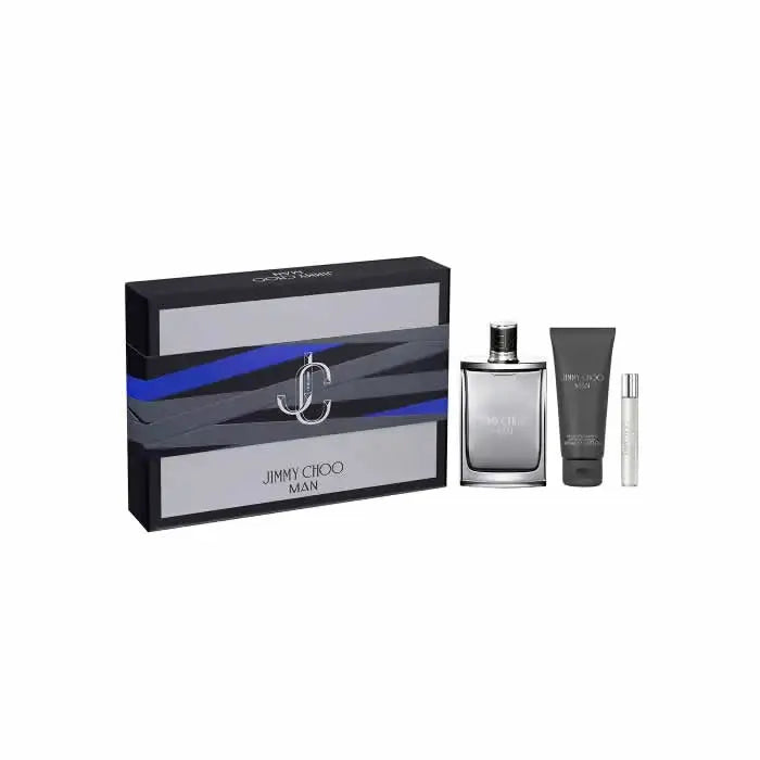 Jimmy Choo Man Eau De Toilette Spray 100ml Set 3 Pieces Jag Couture London - New York