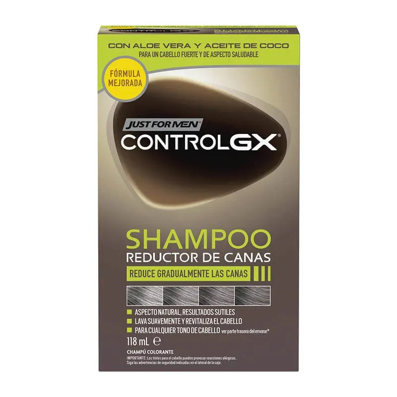Jag Couture London - New York Just For Men Control Gx Grey Hair Reducing Shampoo 118ml