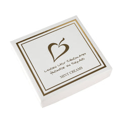 Linden Lady white gift box of mint creams