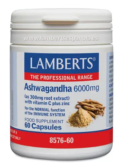 Lamberts Ashwagandha 6000 Mg 60 Cap Jag Couture London - New York