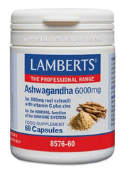 Lamberts Ashwagandha 6000 Mg 60 Cap Jag Couture London - New York