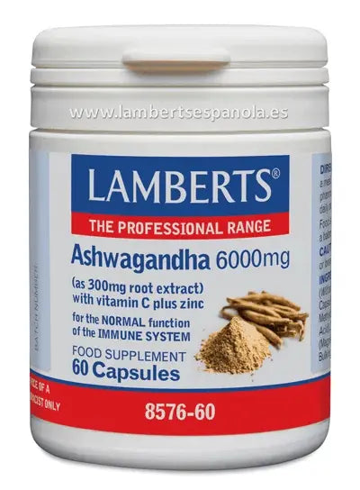 Jag Couture London - New York Lamberts Ashwagandha 6000 Mg 60 Cap