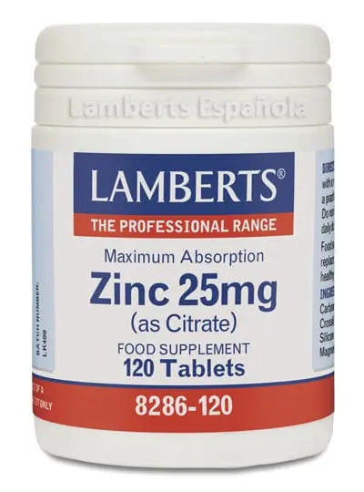 Jag Couture London - New York Lamberts Citrato De Zinc 25 Mg 120 Caps