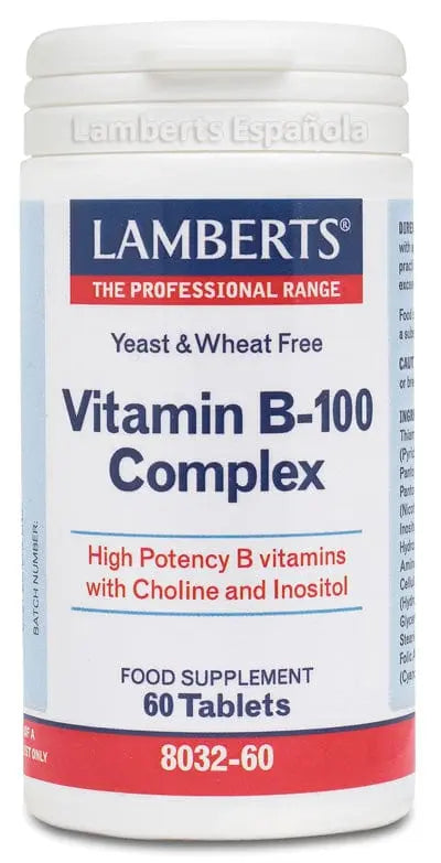 Jag Couture London - New York Lamberts Vitamina B-100 Complex 60 Tabs