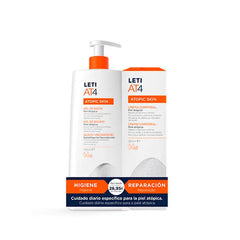 Leti AT4 Pack Atopic Skin Bath Gel Dermograso 750ml + Moisturising Cream 200ml Jag Couture London - New York