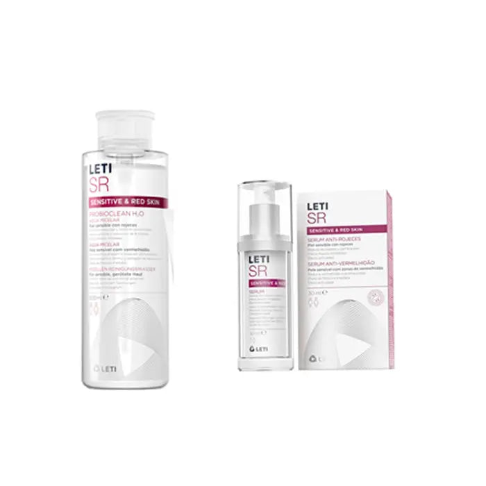 Leti Sr Anti-redness Micellar Water 500ml+Serum Sr Anti-redness 30ml Set 2 Pieces Jag Couture London - New York