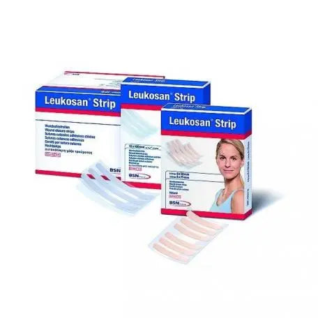 Leukosan Strip Cintas De Sutura 6 X 38 Mm y 6 X 75 Mm 2 Unidades Bsn Medical Jag Couture London - New York