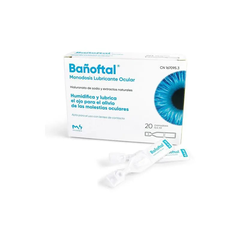 M4pharma Bañoftal Lubricante Ocular 20 Monodosis Jag Couture London - New York