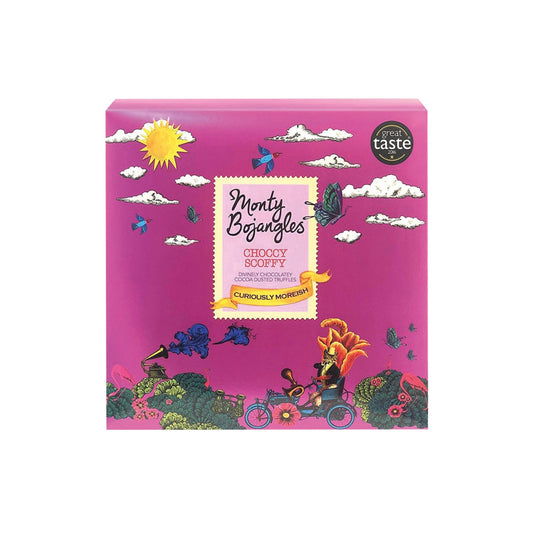 Choccy Scoffy Glorious Gift box of 28 cocoa dusted truffles