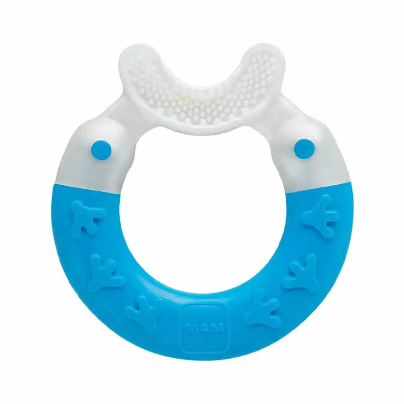 Mam Bite&Brush Teether Blue Jag Couture London - New York