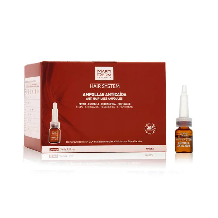 Martiderm Hair System Anti-Hair Lose 28 Ampoules Jag Couture London - New York