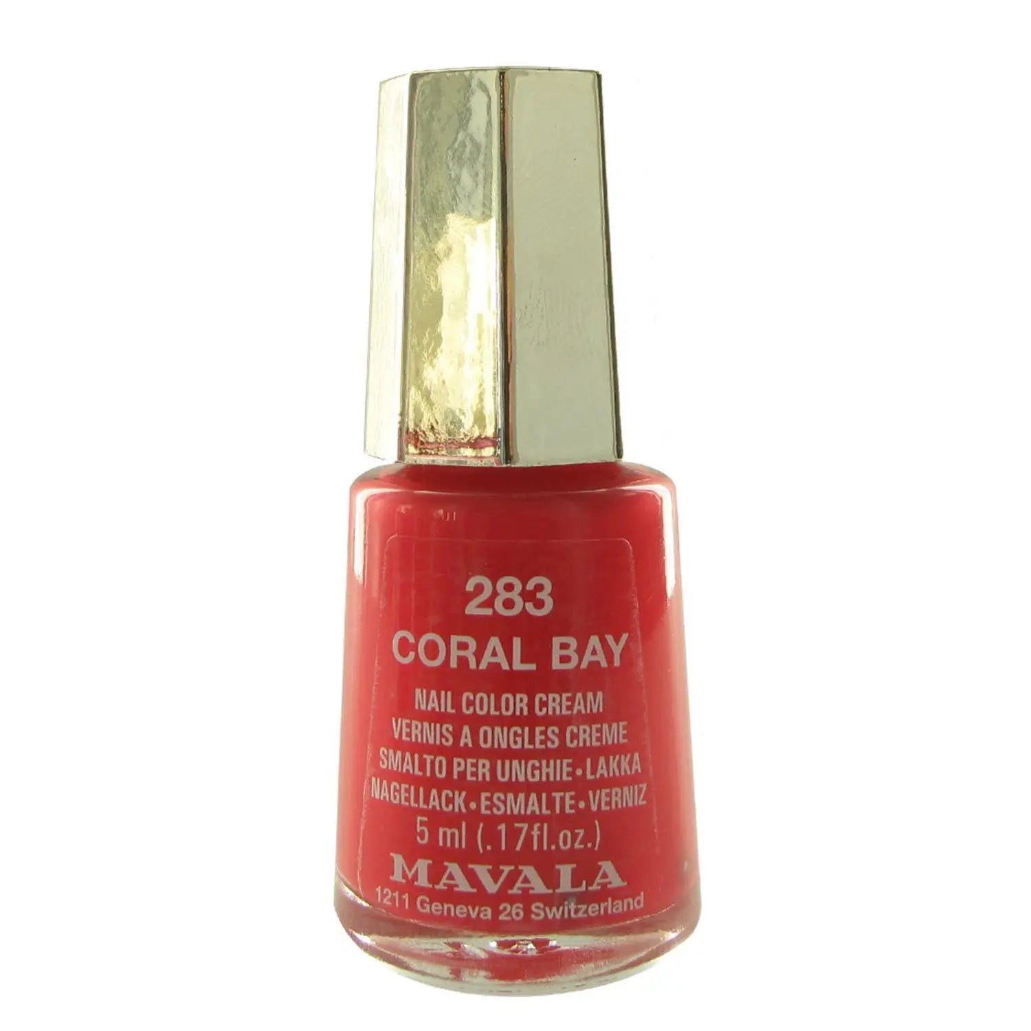 Mavala Nail Polish 283 Coral Bay 5ml Jag Couture London - New York