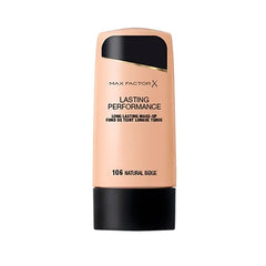 Max Factor Lasting Performance Foundation 106 Natural Beige Jag Couture London - New York