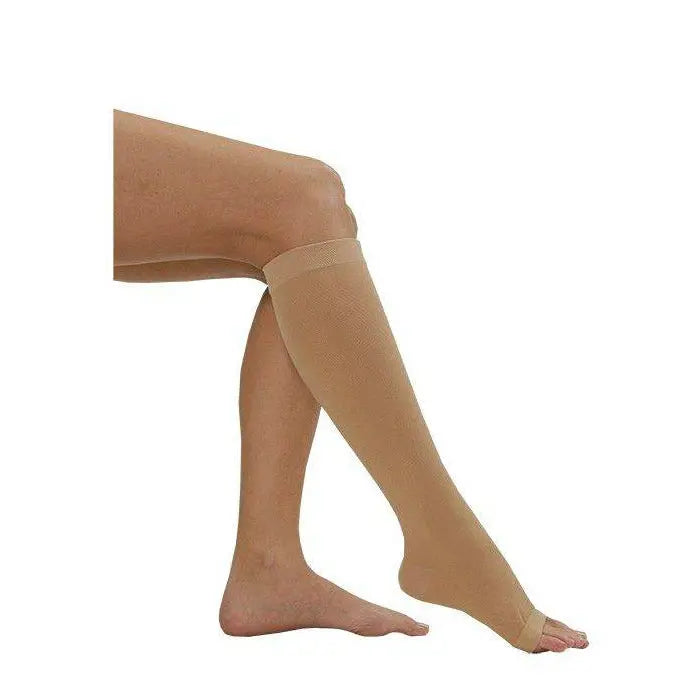 Medilast Compression Short Stocking Strong Toe Beige Size M Jag Couture London - New York
