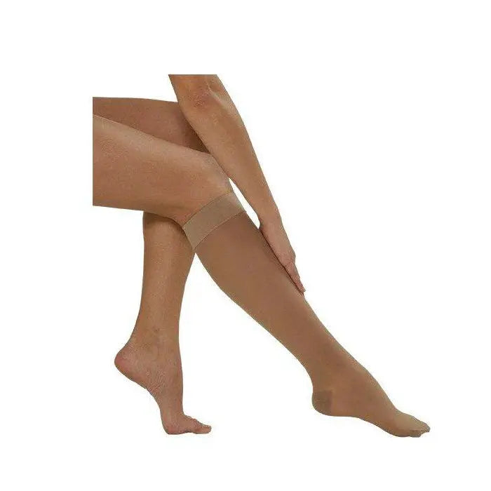 Medilast Compression Short Stocking Strong Toe Beige Size S Jag Couture London - New York