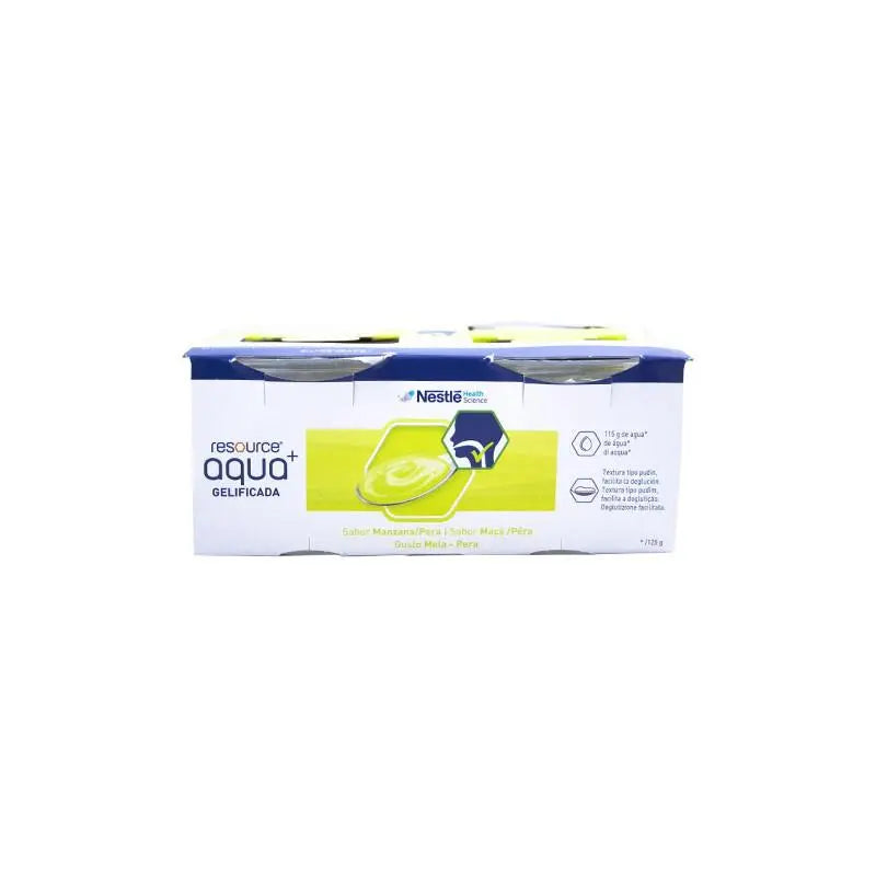Meritene Nestlé Resource Agua Gelificada Manzana-Pera 4uts Jag Couture London - New York