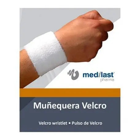 Jag Couture London - New York Muñequera Circular Medilast Blanca Pequeña