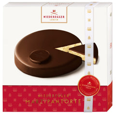 Marzipan cake - marzipan in dark chocolate
