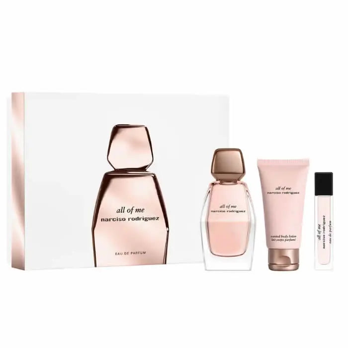Narciso Rodriguez All Of Me Eau De Parfum Spray 90ml Set 3 Pieces Jag Couture London - New York