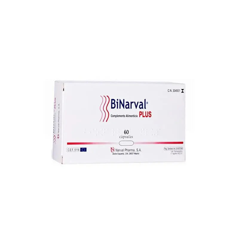 Narval Pharma Binarval Plus® 760mg 60 Caps Jag Couture London - New York