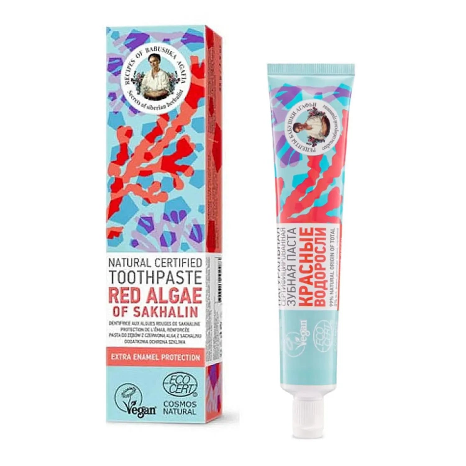 Jag Couture London - New York Natura Siberica Agafja Dentifrico Algas Rojas 1un