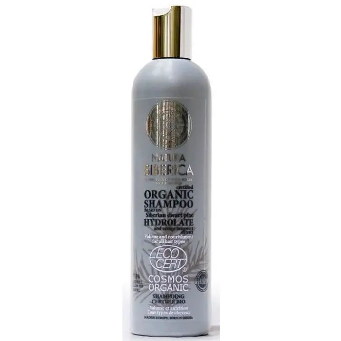 Natura Siberica Certified Organic Shampoo Volume And Nourishement 400ml Jag Couture London - New York