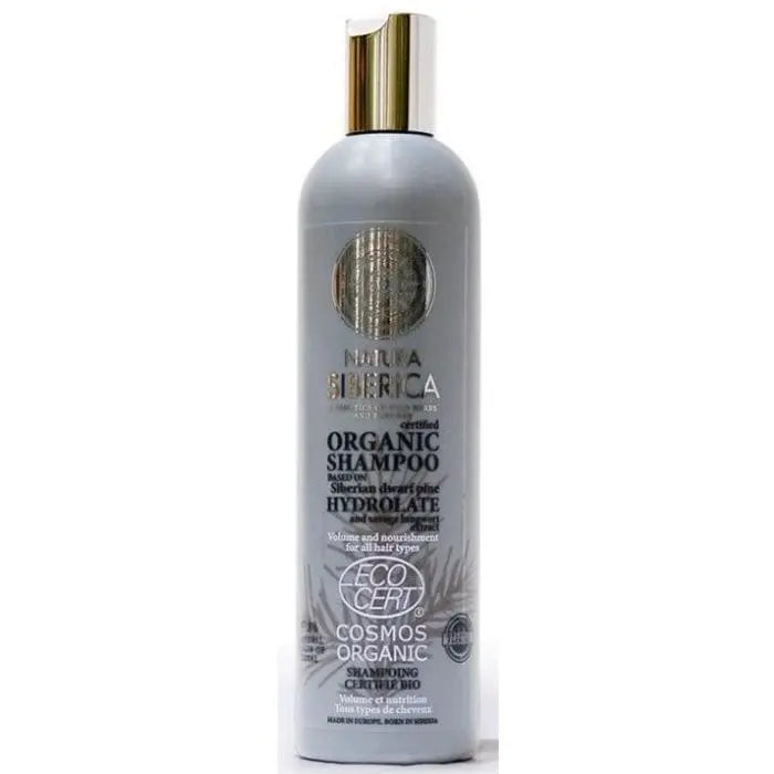 Jag Couture London - New York Natura Siberica Certified Organic Shampoo Volume And Nourishement 400ml