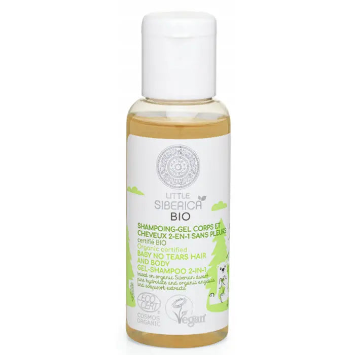 Natura Siberica Organic Certified Baby No Tears Hair And Body Gel Shampoo 2in1 50ml Jag Couture London - New York