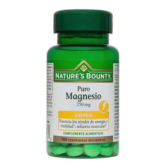 Nature's Bounty Magnesium 250mg 100 Tablets Jag Couture London - New York