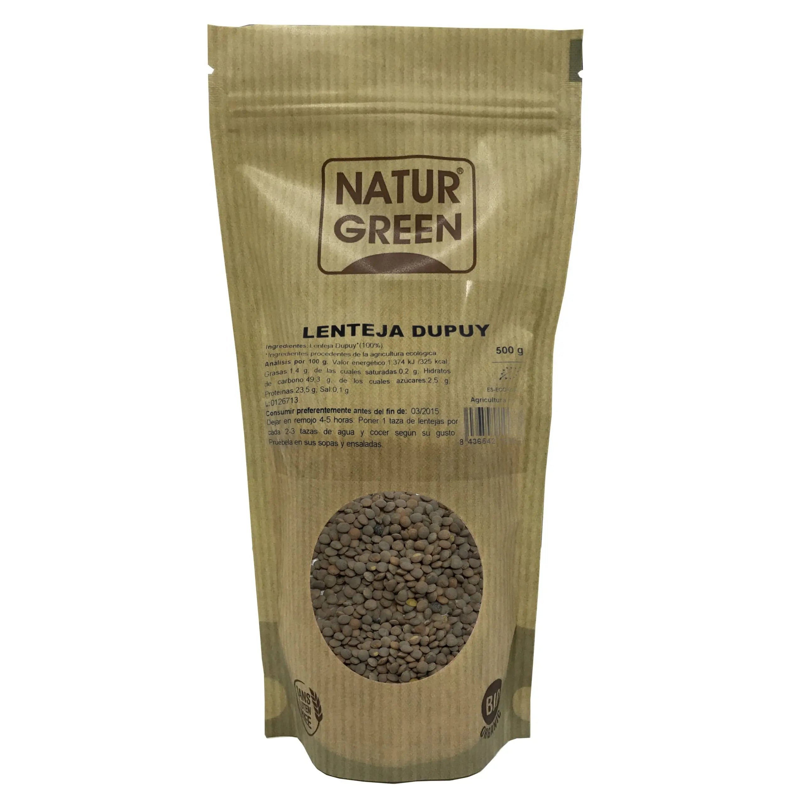 Jag Couture London - New York Naturgreen Lenteja Dupui Bio 500g