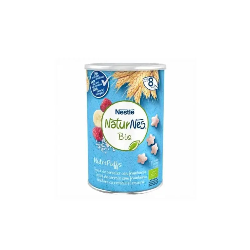 Jag Couture London - New York Nestle Nestlé Naturnes Bio Nutripuffs Snack Cereales Con Frambuesa 35g
