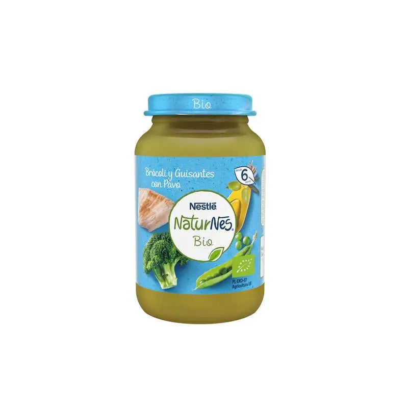 Nestle Nestlé Naturnes Bio Tarrito Brócoli, Guisantes y Pavo 6m 190g Jag Couture London - New York