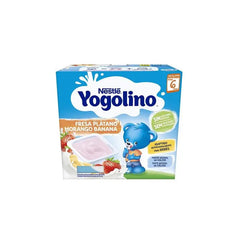 Nestle Nestlé Yogolino Fresa y Plátano 6m 4x 100g Jag Couture London - New York