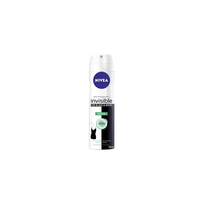 Nivea Black & White Active Deodorant Spray 200ml - Jag Couture London - New York