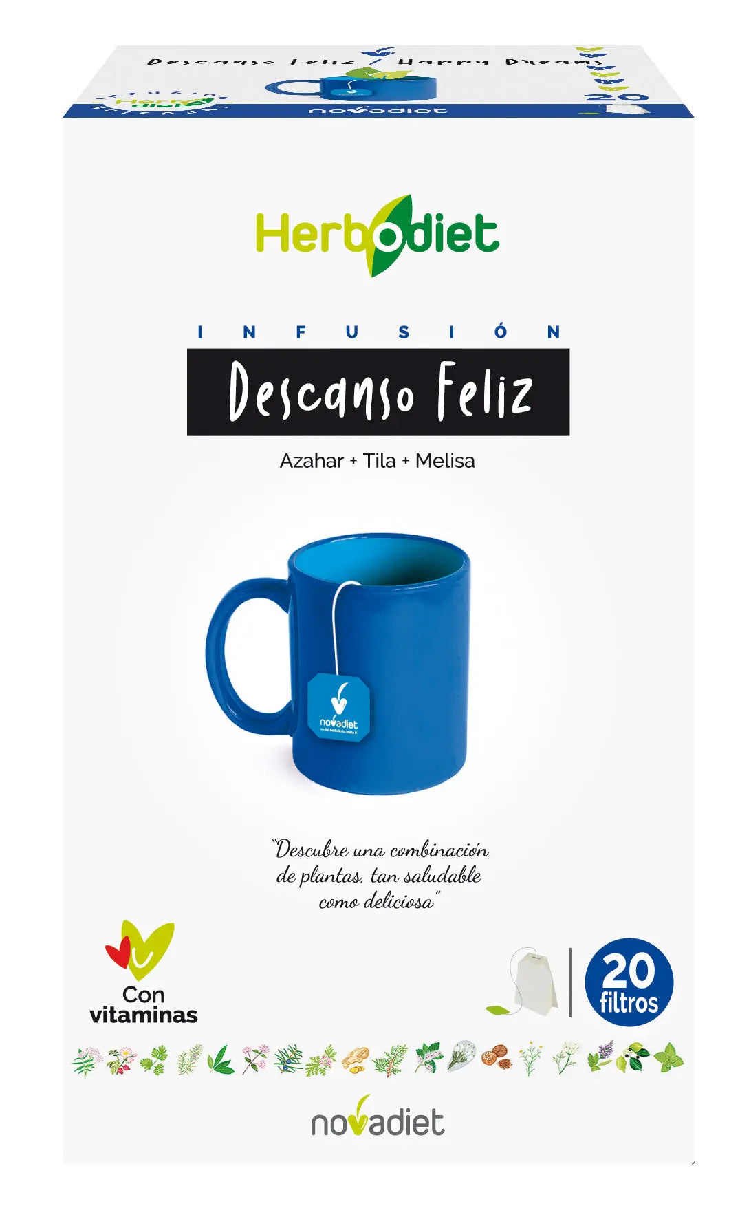 Novadiet Herbodiet Descanso Feliz 20 Filtros Jag Couture London - New York