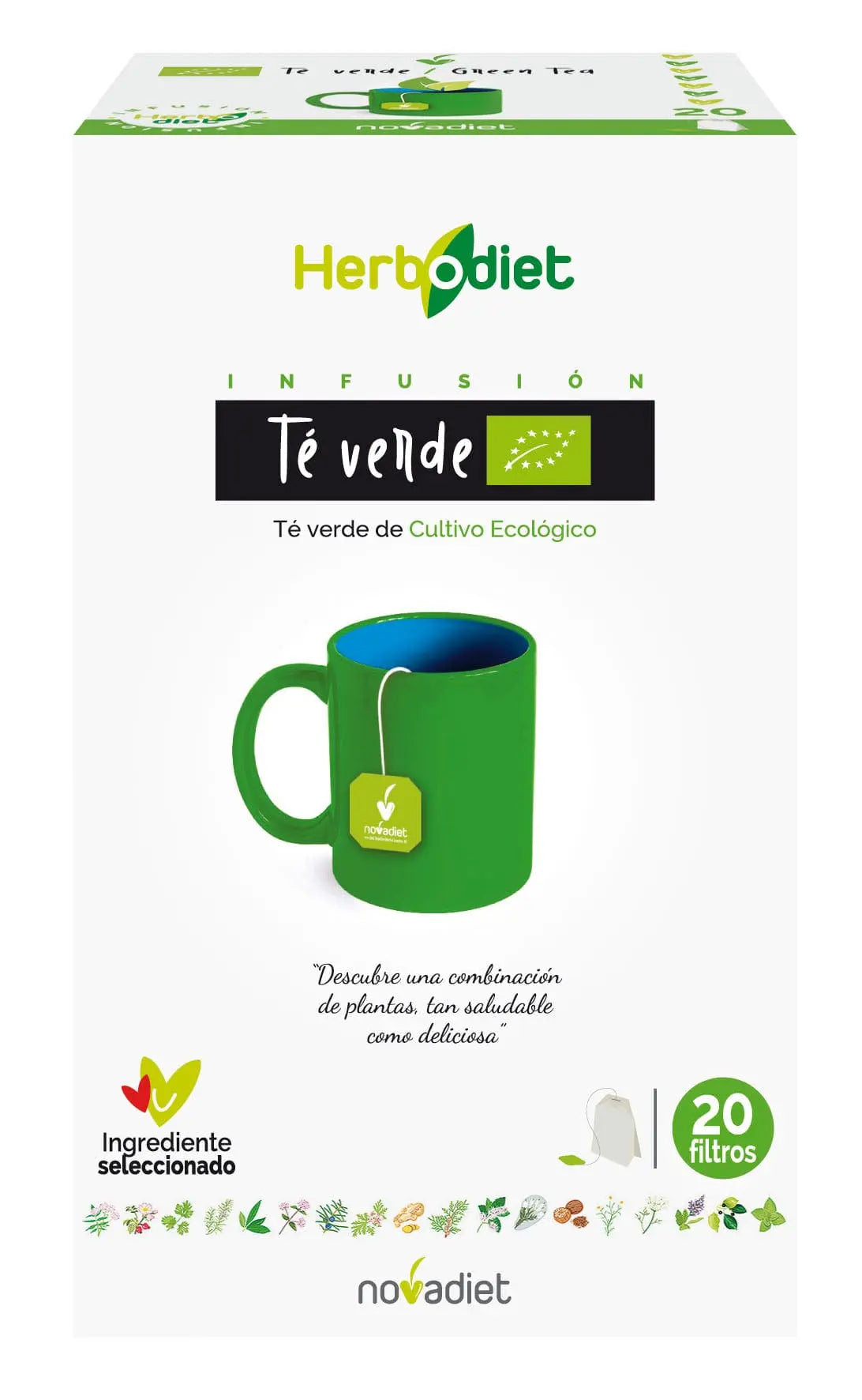 Jag Couture London - New York Novadiet Infu Te Verde Ecodiet 20 Filtros