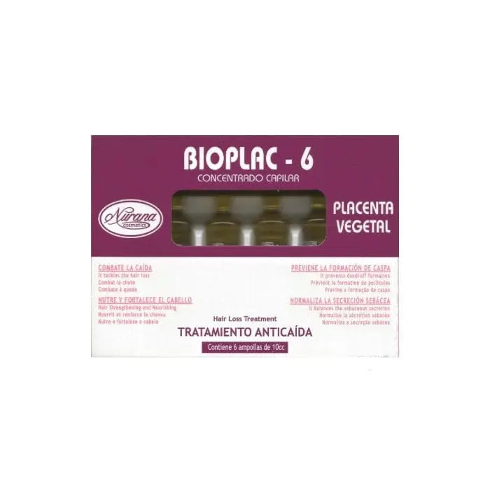 Jag Couture London - New York Nurana Bioplac-6 Anti Hair Loss Treatment Ampoules 6x10ml