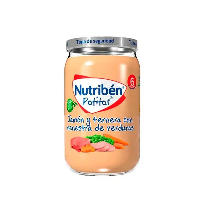 Nutribén Potito Ham, Beef with Vegetables 235g Jag Couture London - New York
